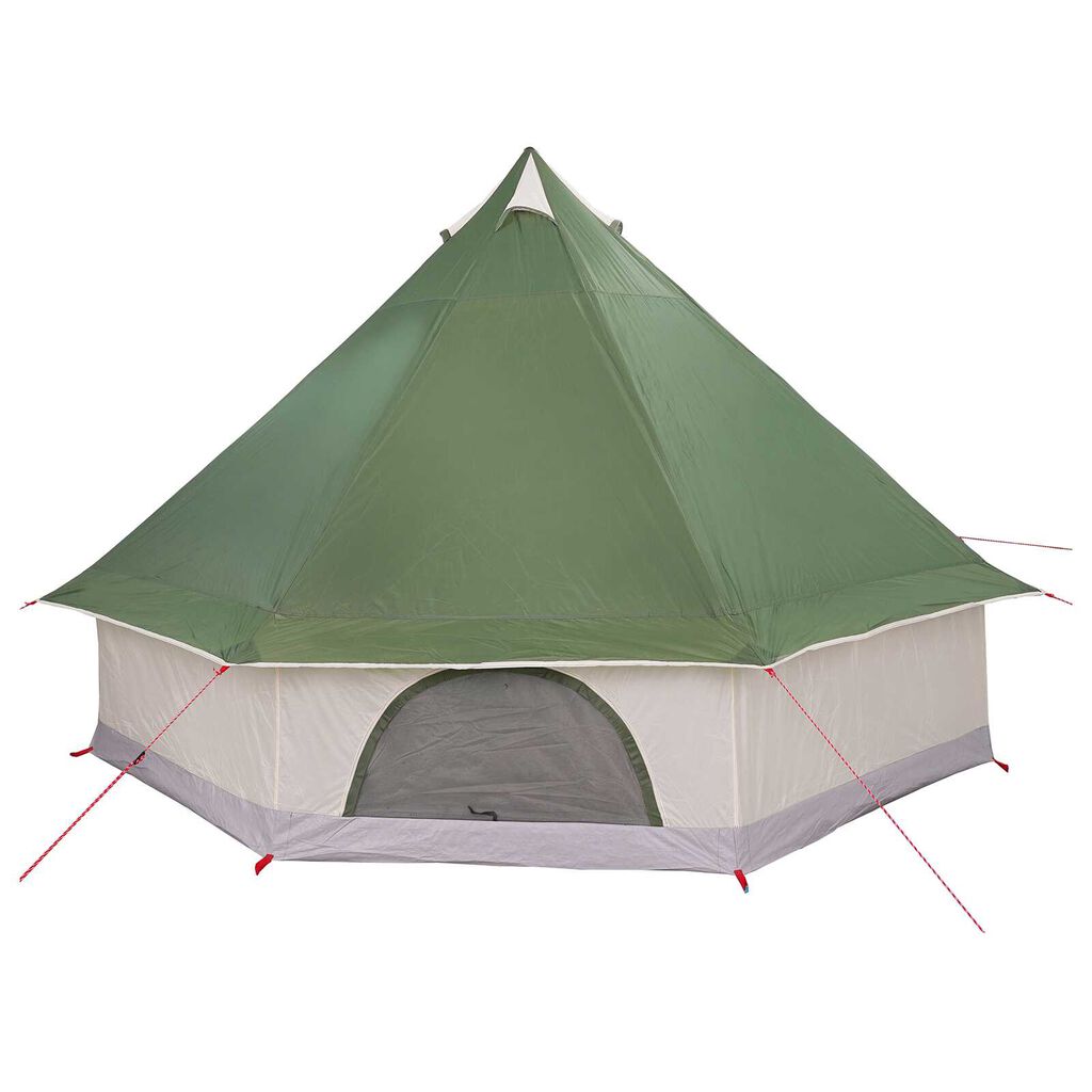 vidaXL Family Tent Tipi Green 8-Person Waterproof