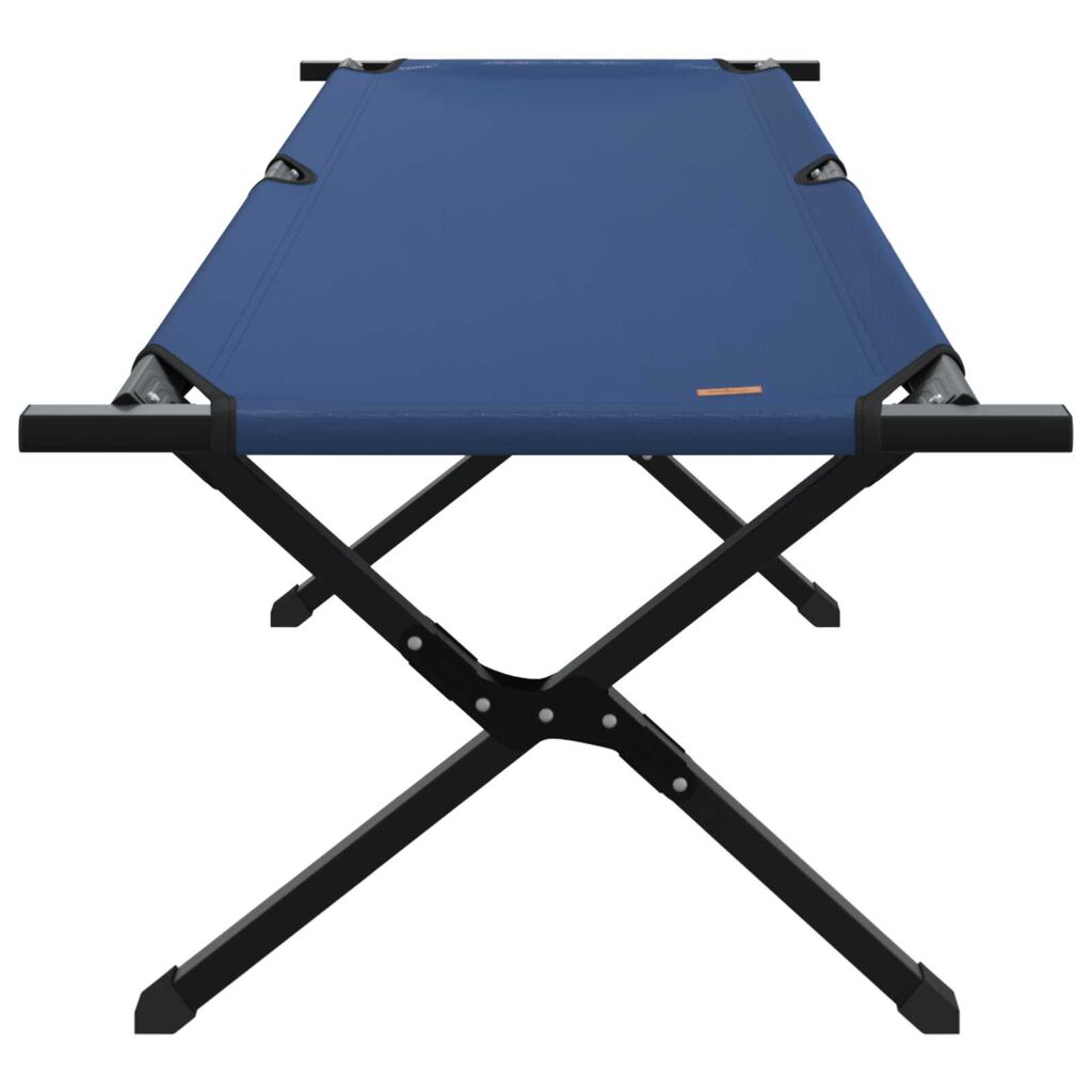 vidaXL Folding Sun Bed with Carry Bag Blue 600D Oxford Fabric