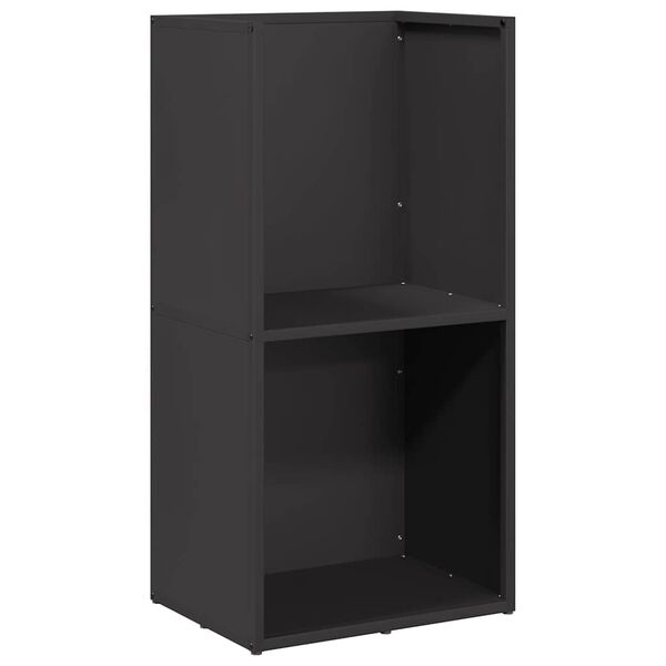 vidaXL Firewood Rack Black 40x30x80 cm Cold-rolled steel
