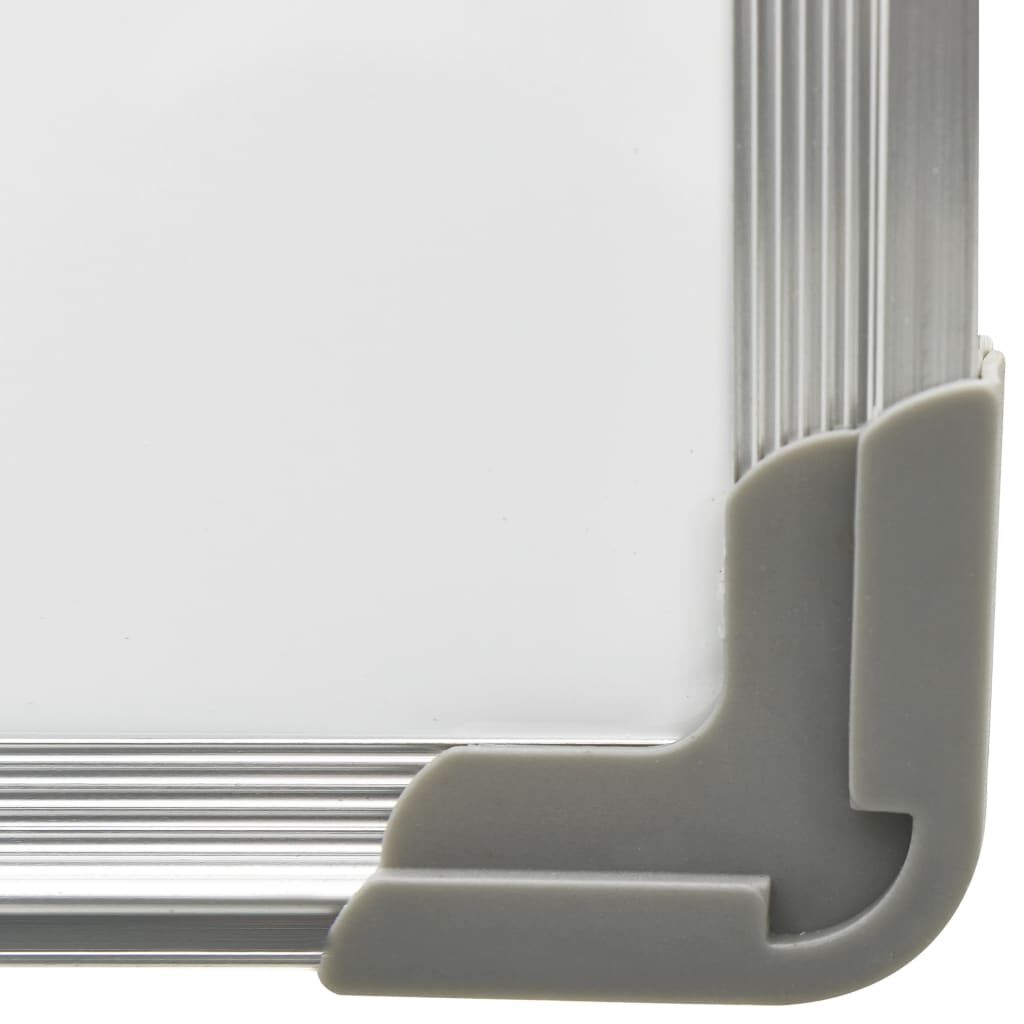 vidaXL Magnetic Dry-erase Whiteboard White 50x35 cm Steel