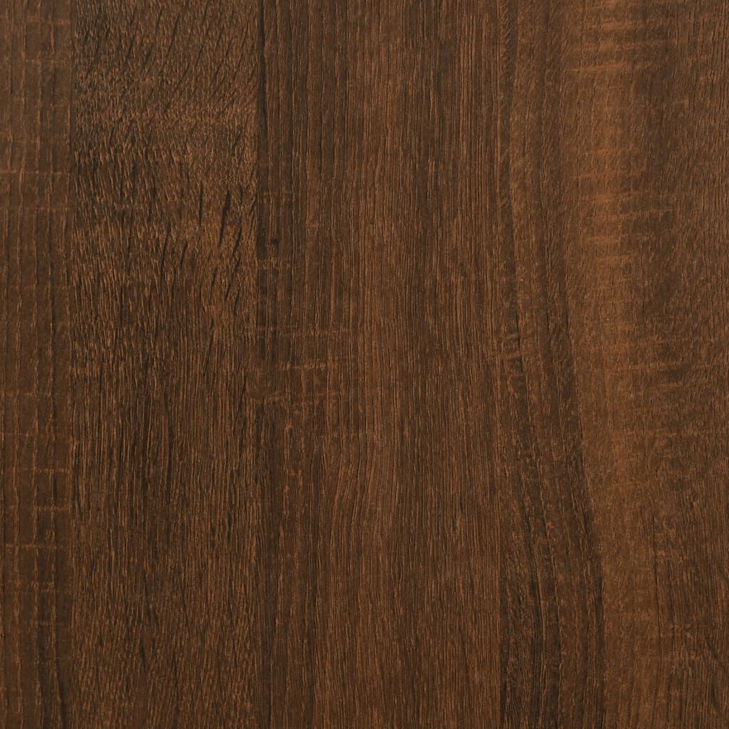 vidaXL Book Cabinet/TV Cabinet Brown Oak 36x30x114 cm Engineered Wood